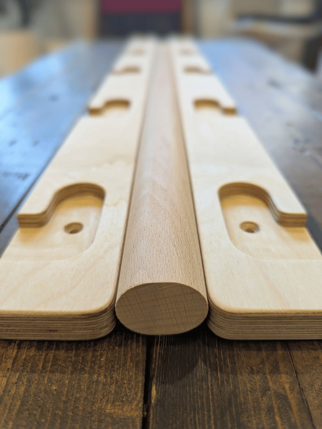 Wooden Doorframe Pull Up Bar for Kids & Adults
