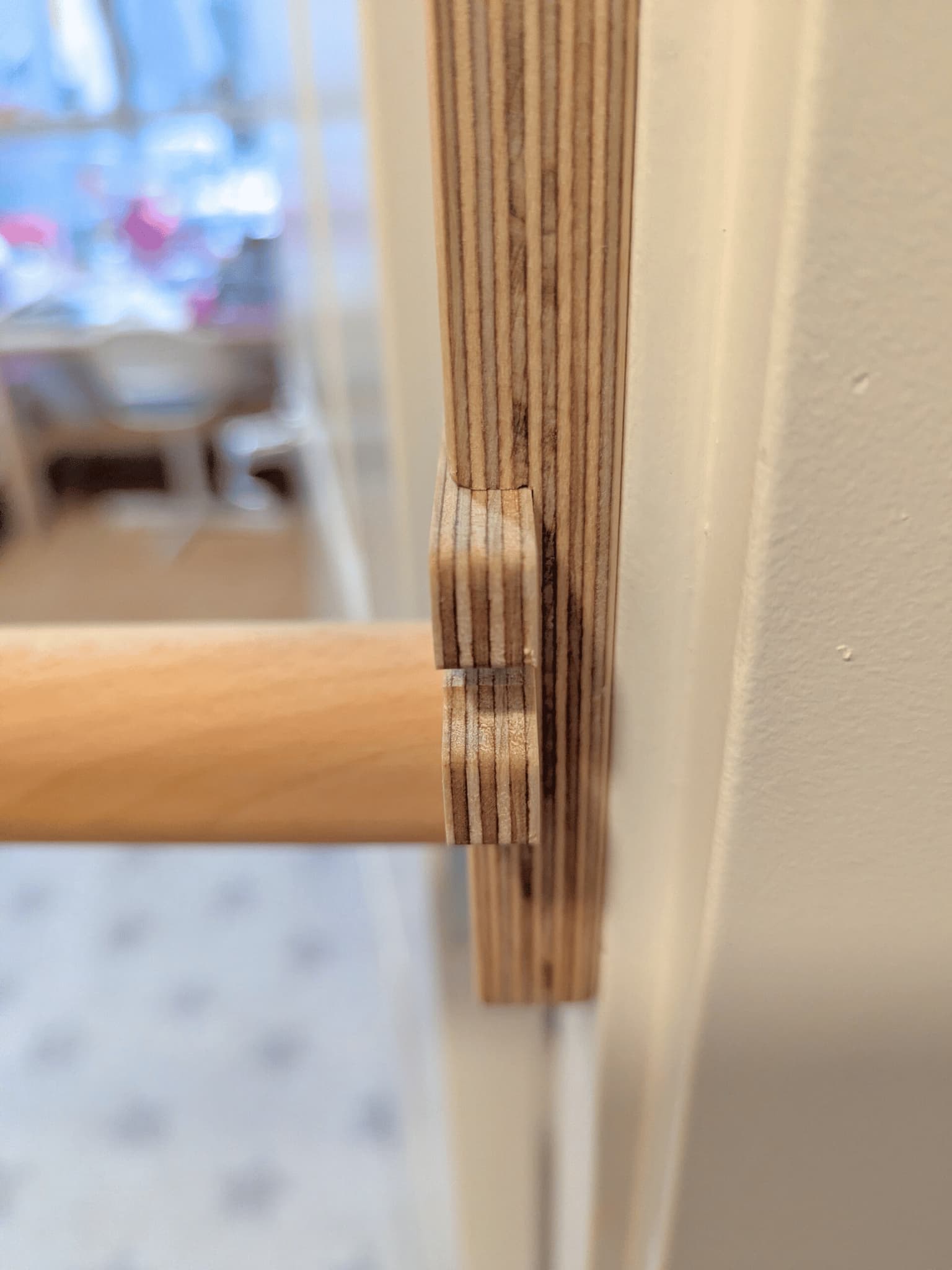Wooden Doorframe Pull Up Bar for Kids & Adults
