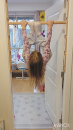 Wooden Doorframe Pull Up Bar for Kids & Adults